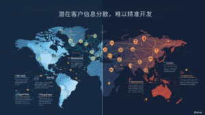痛点一：外贸获客潜在客户信息分散，难以精准开发 