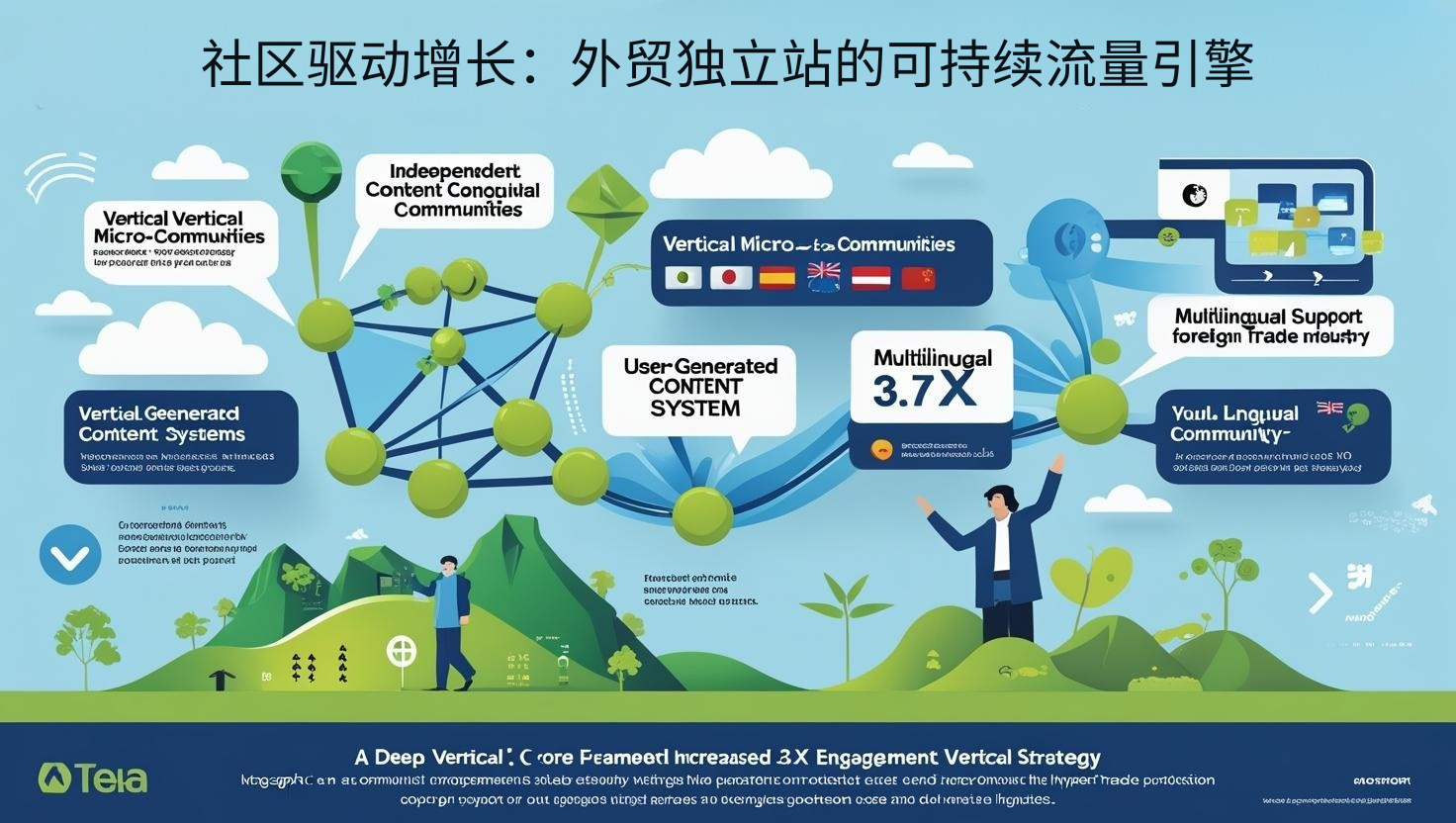 社区驱动增长：外贸独立站的可持续流量引擎
