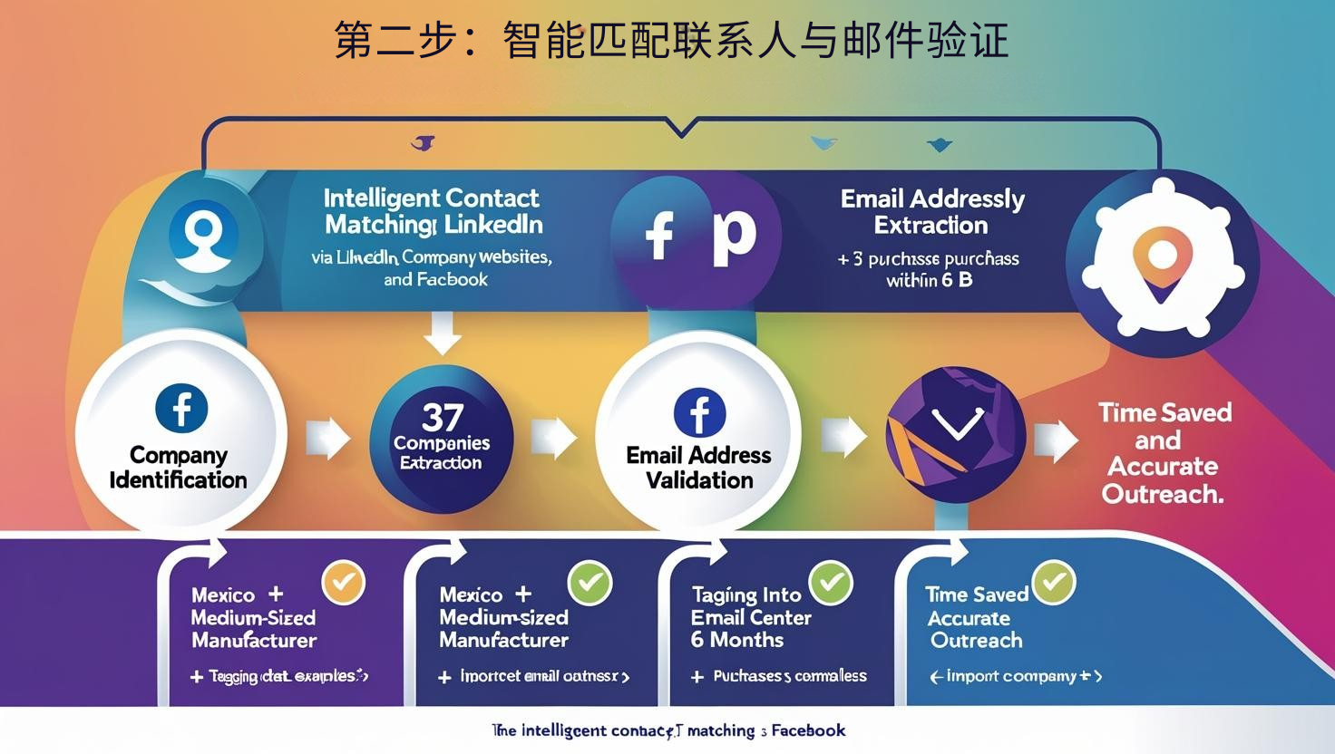 第二步：智能匹配联系人与邮件验证
