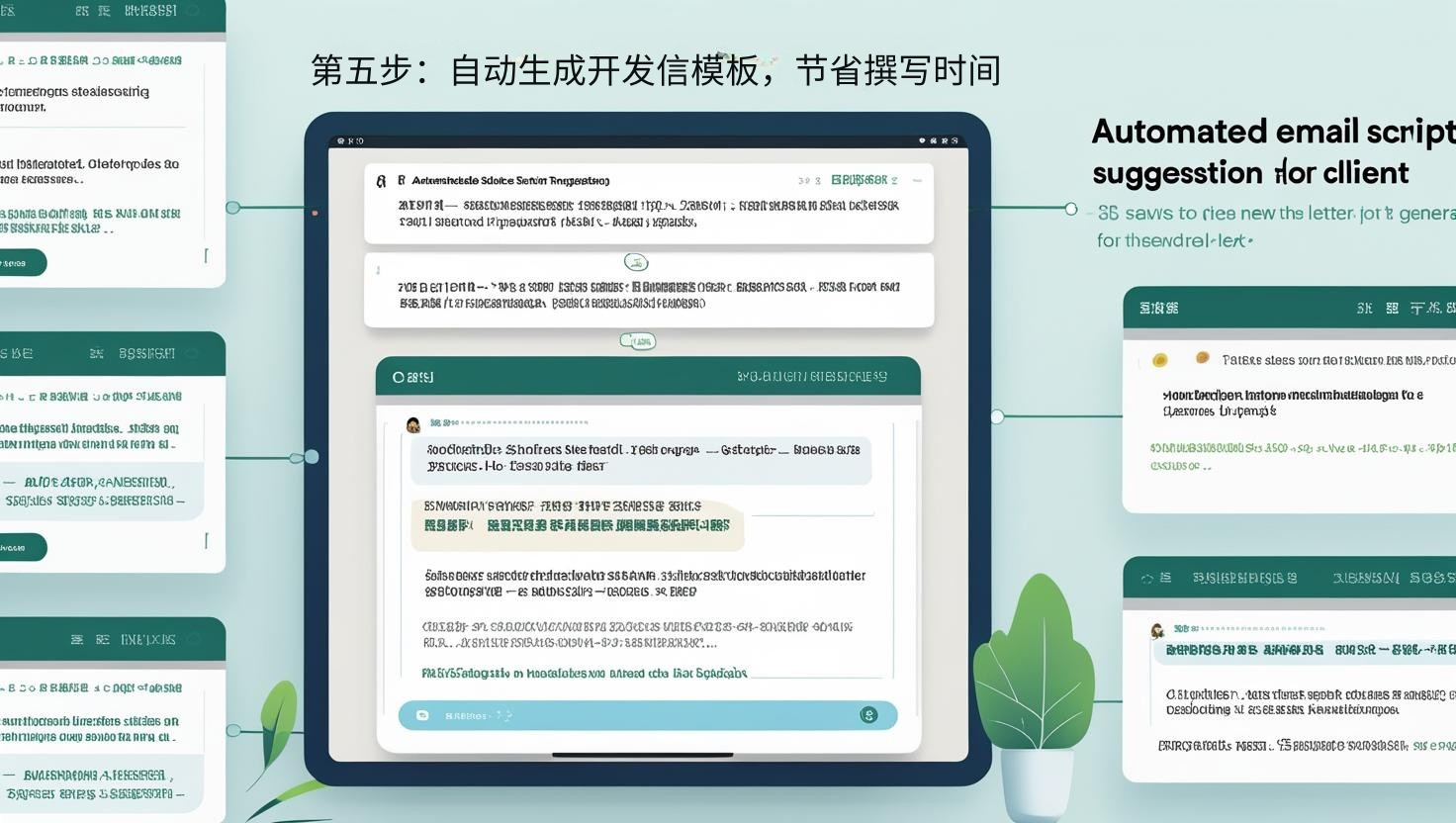 第五步：自动生成开发信模板，节省撰写时间