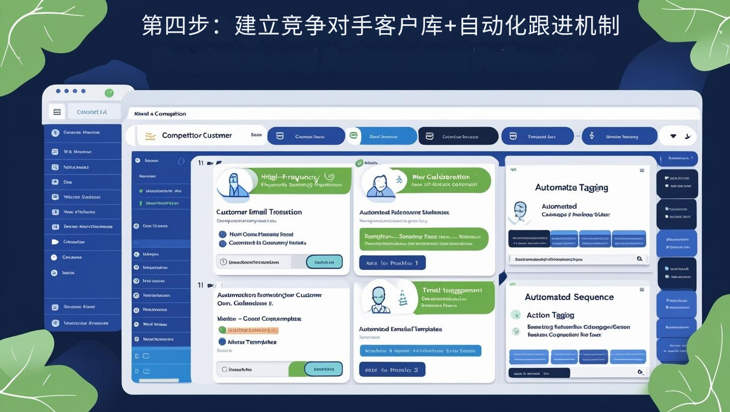 第四步：建立竞争对手客户库+自动化跟进机制