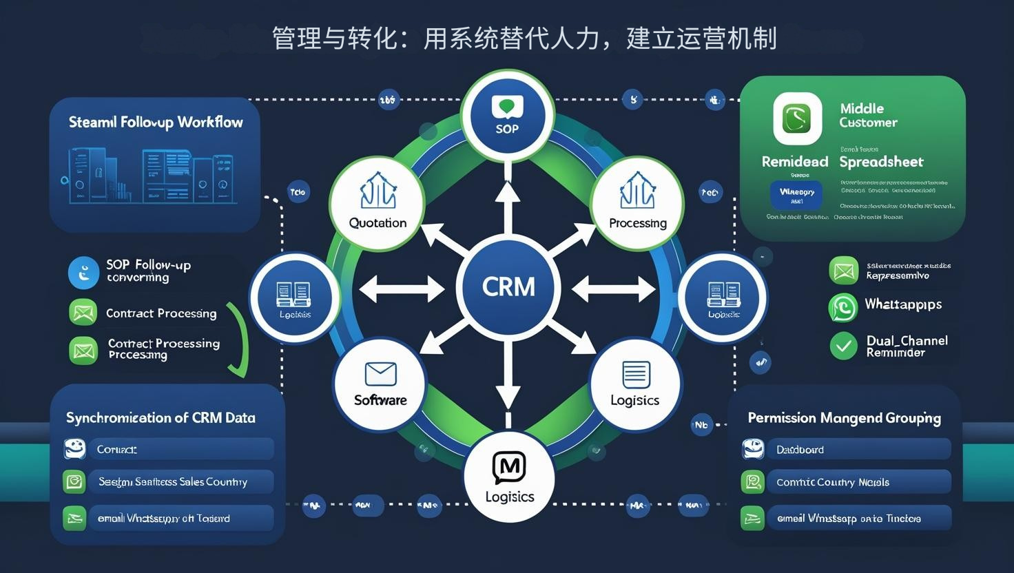 管理与转化：用系统替代人力，建立运营机制