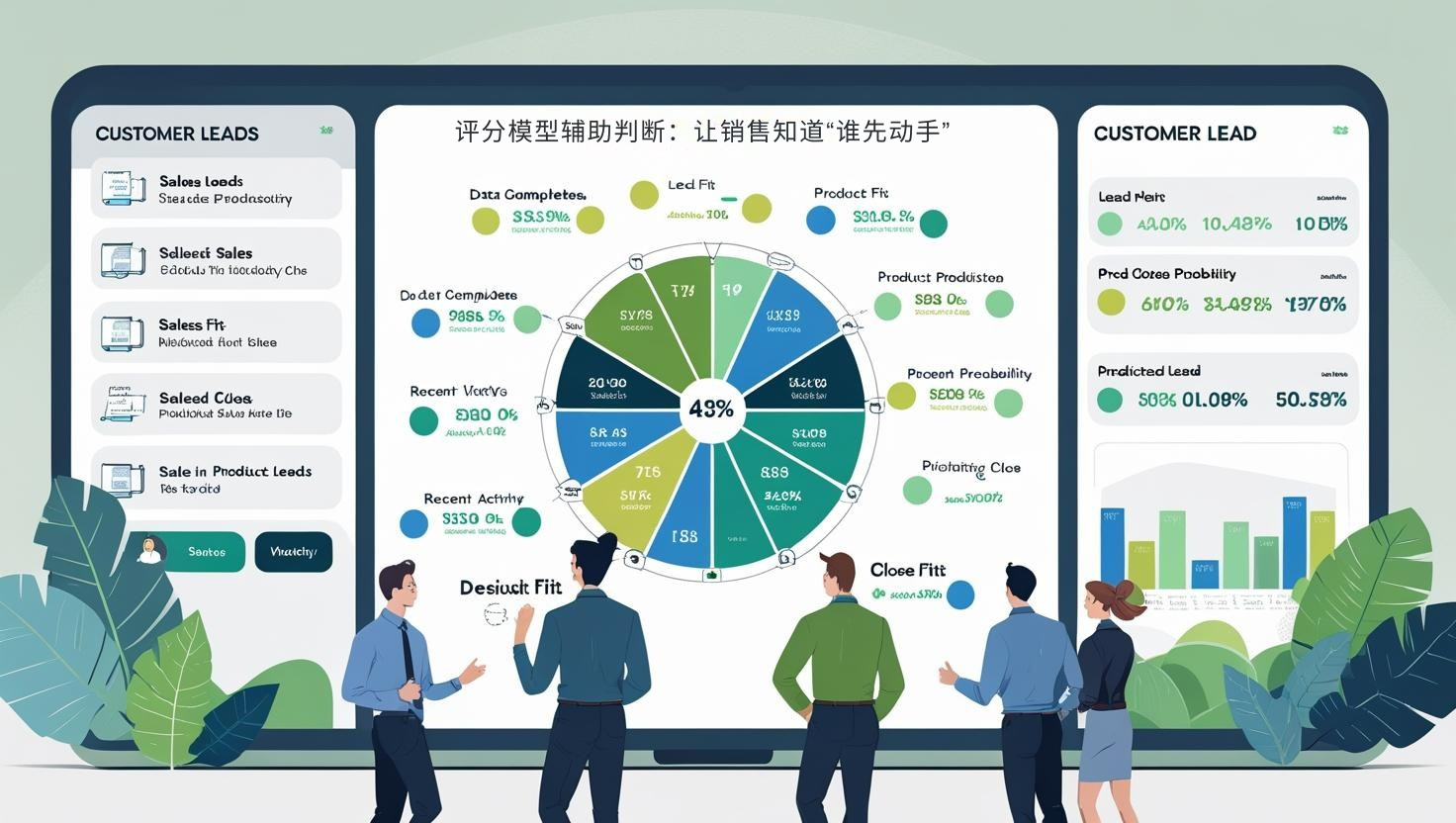 评分模型辅助判断：让销售知道“谁先动手”