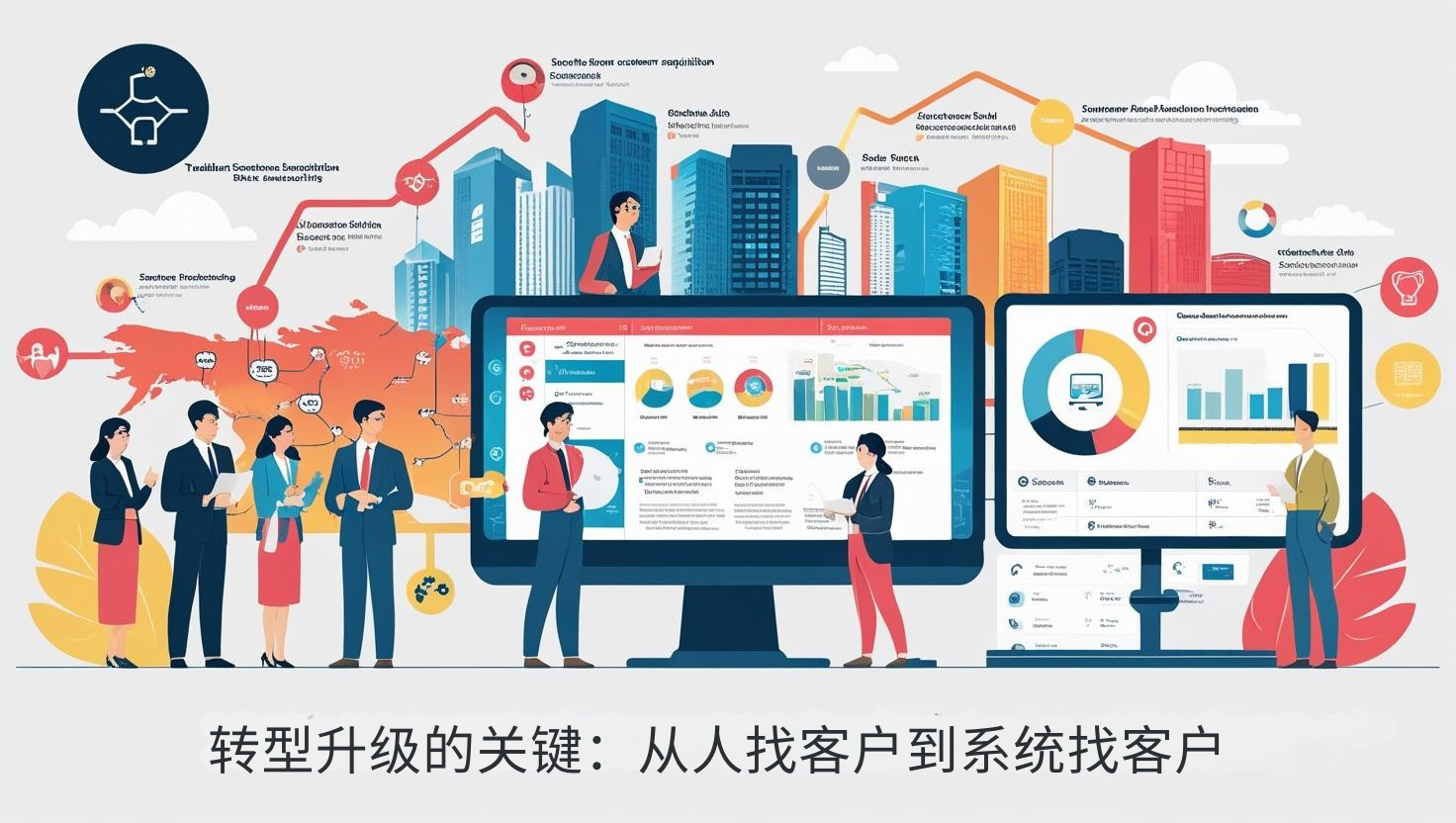 转型升级的关键：从人找客户到系统找客户