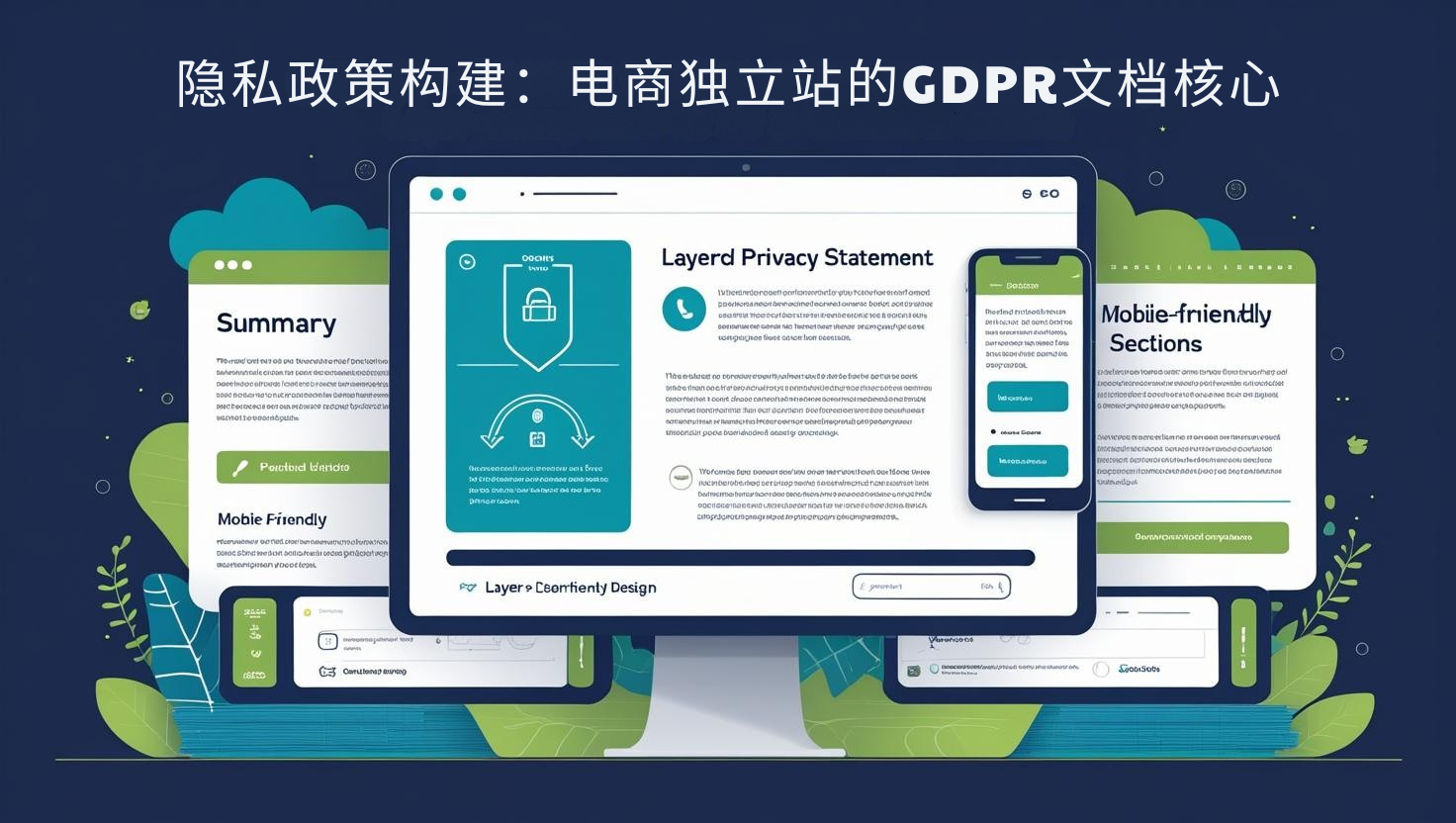 隐私政策构建：电商独立站的GDPR文档核心