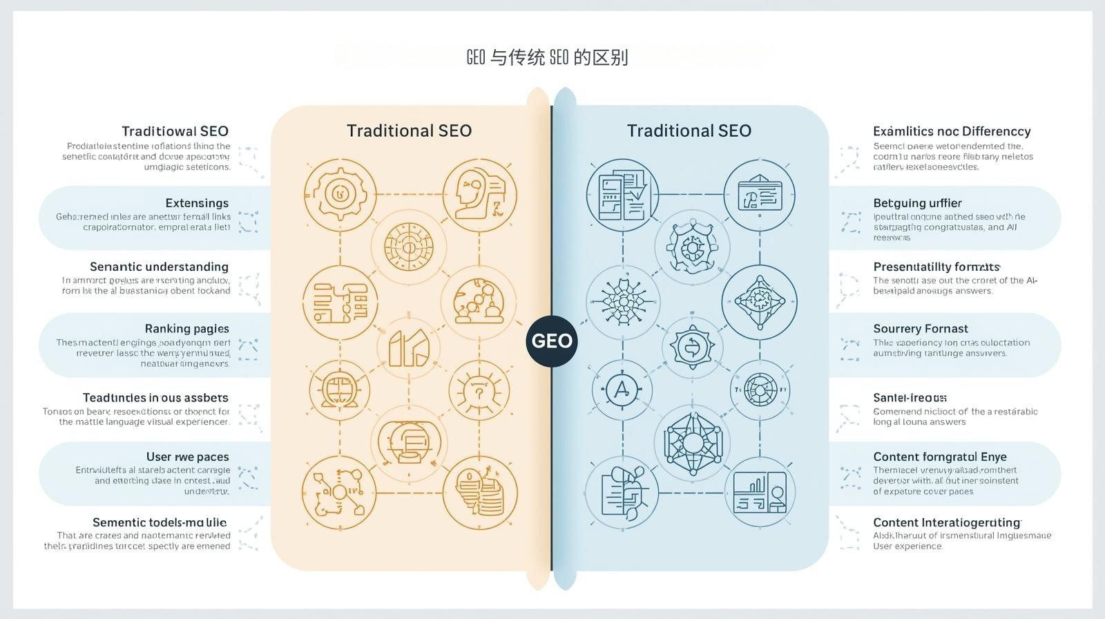 GEO 与传统 SEO 的区别