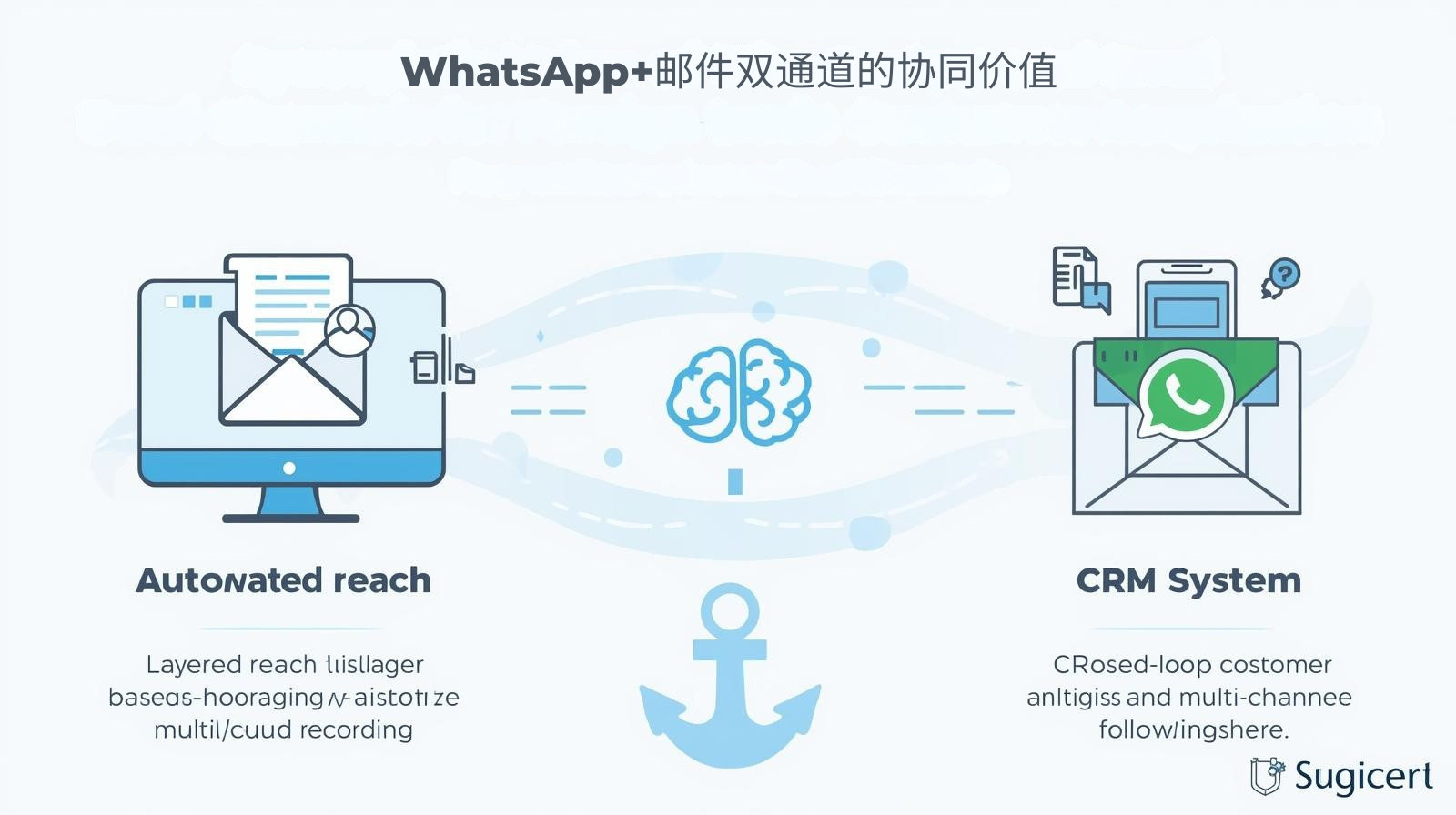 WhatsApp+邮件双通道的协同价值