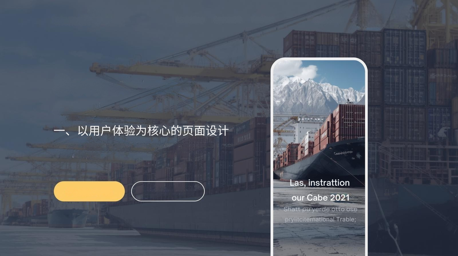 一、以用户体验为核心的页面设计