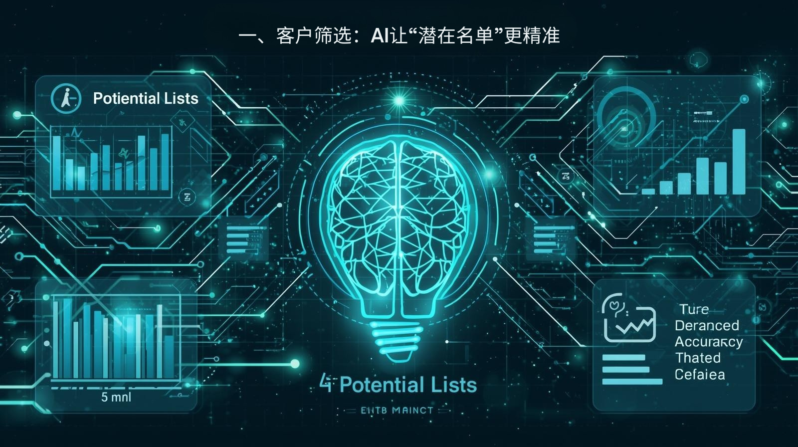 一、客户筛选：AI让“潜在名单”更精准
