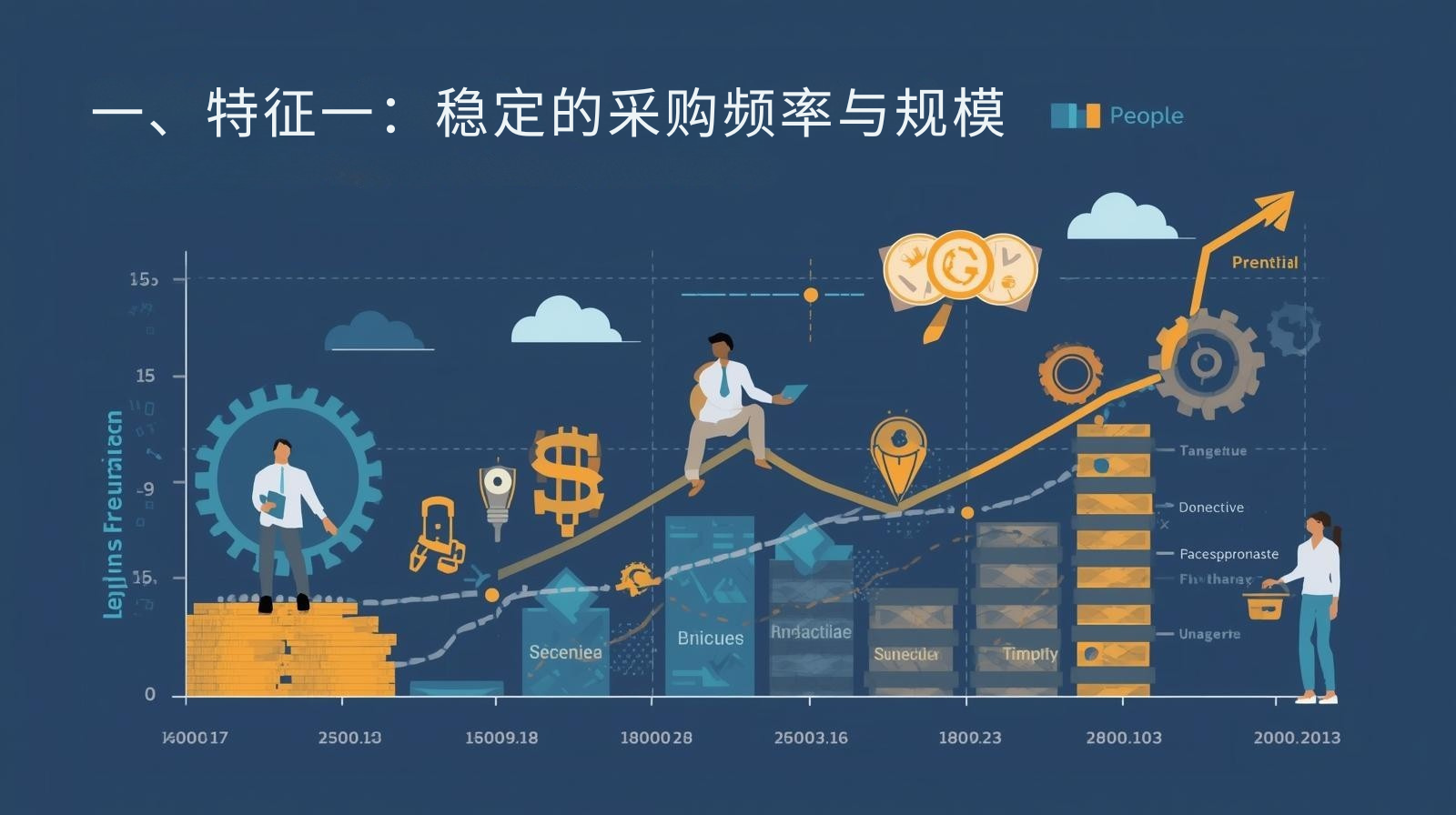 一、特征一：稳定的采购频率与规模