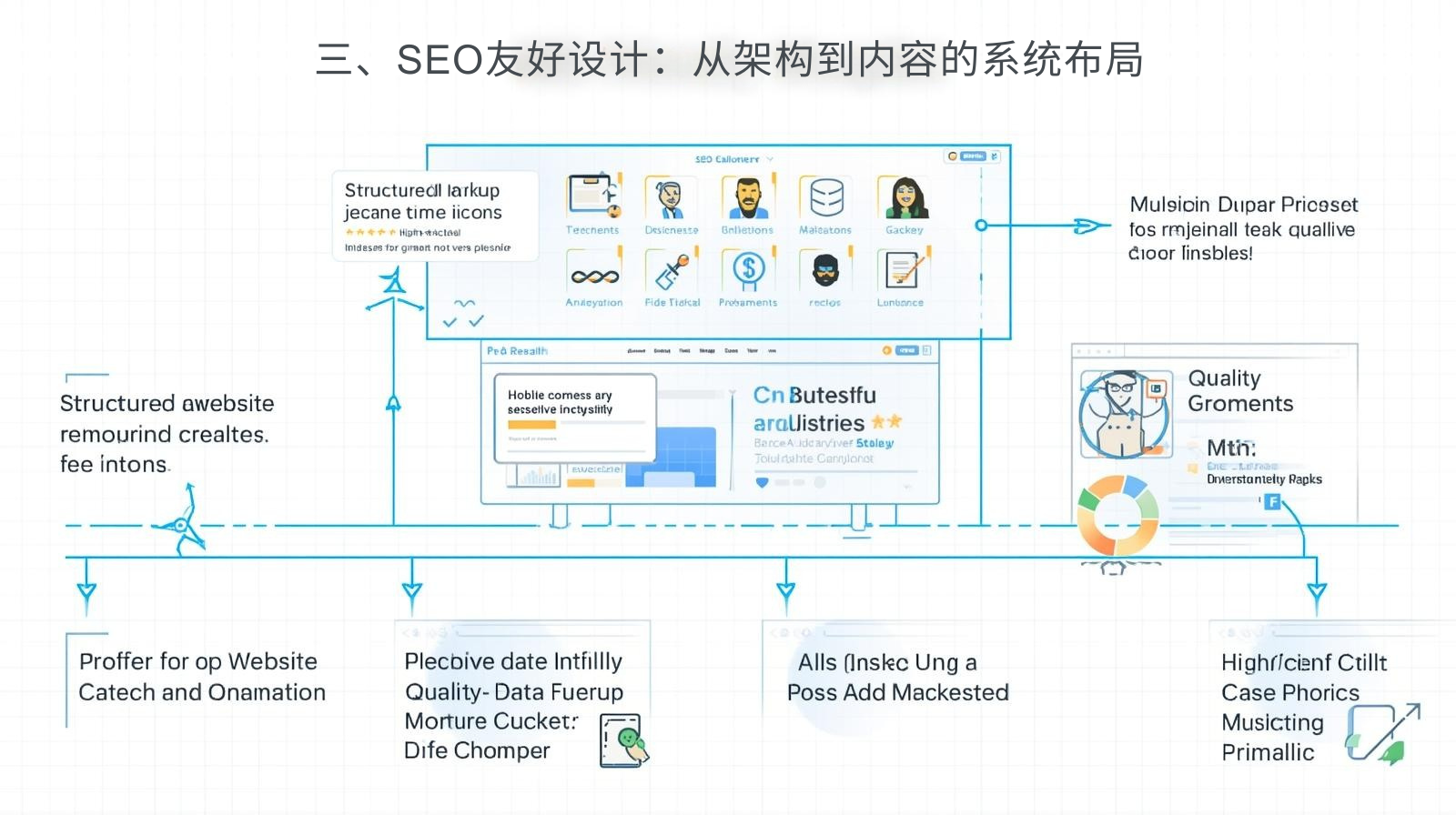 三、SEO友好设计：从架构到内容的系统布局
