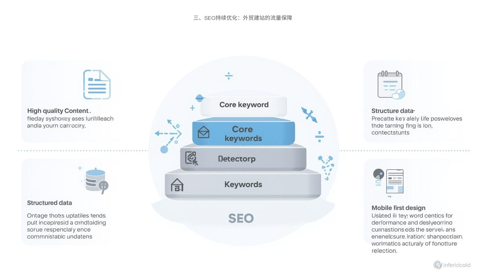 三、SEO持续优化：外贸建站的流量保障