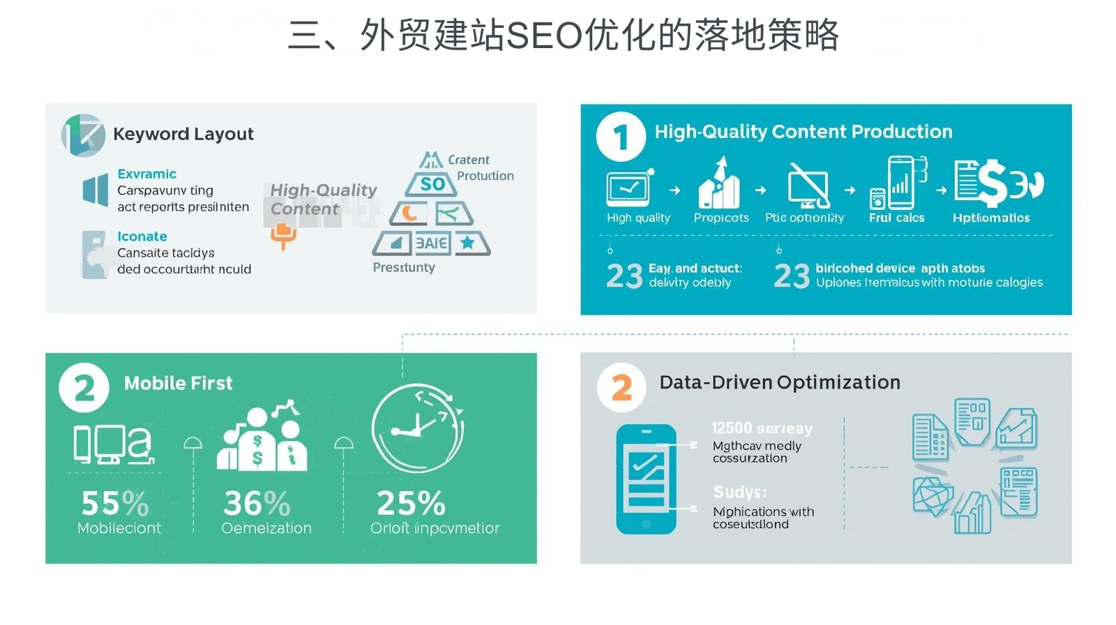 三、外贸建站SEO优化的落地策略