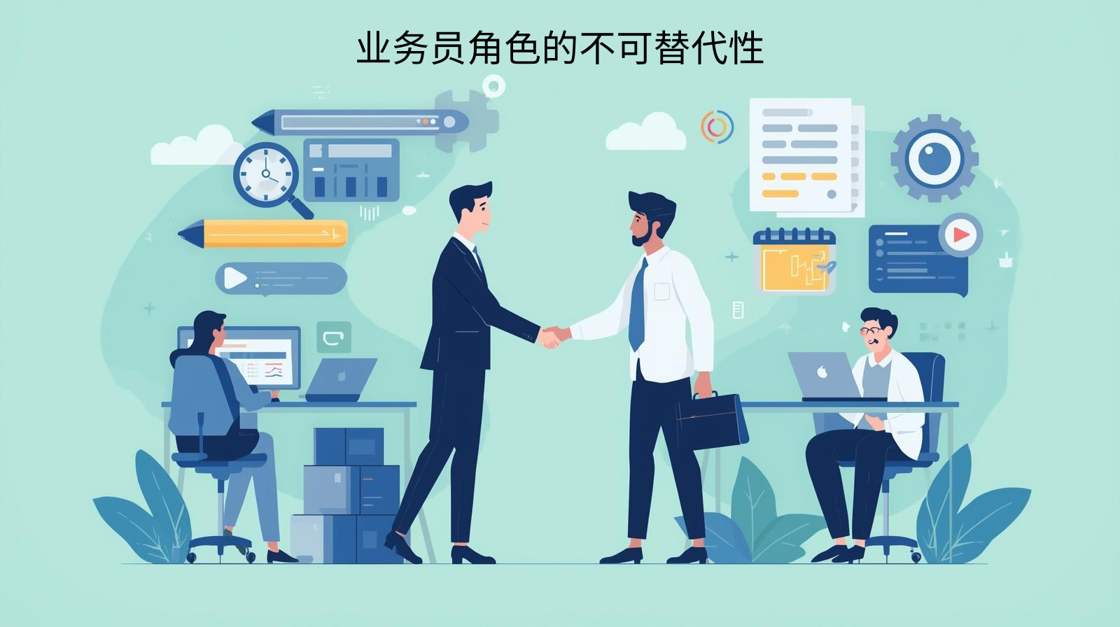 业务员角色的不可替代性