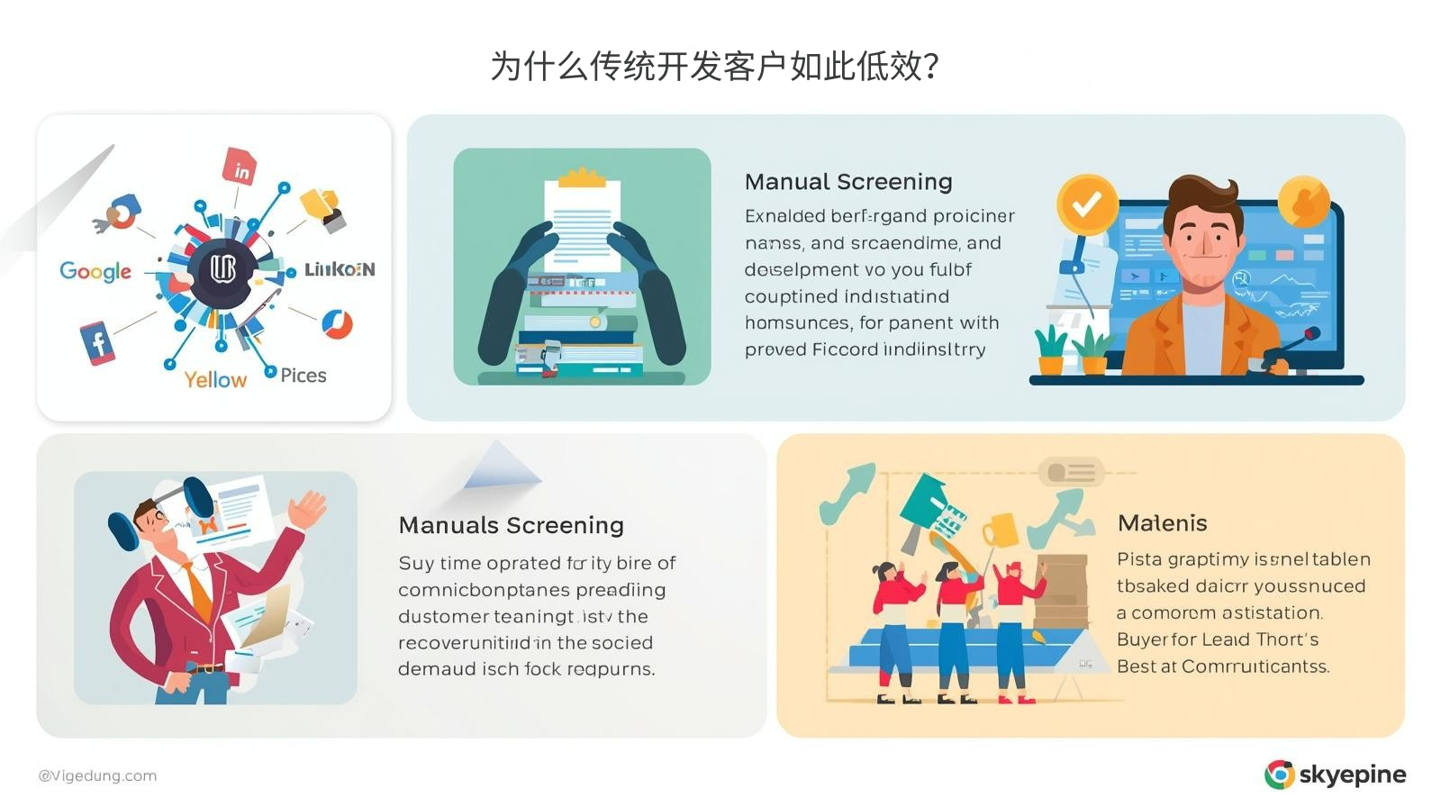 为什么传统开发客户如此低效？