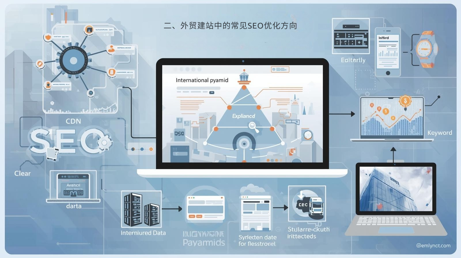 二、外贸建站中的常见SEO优化方向