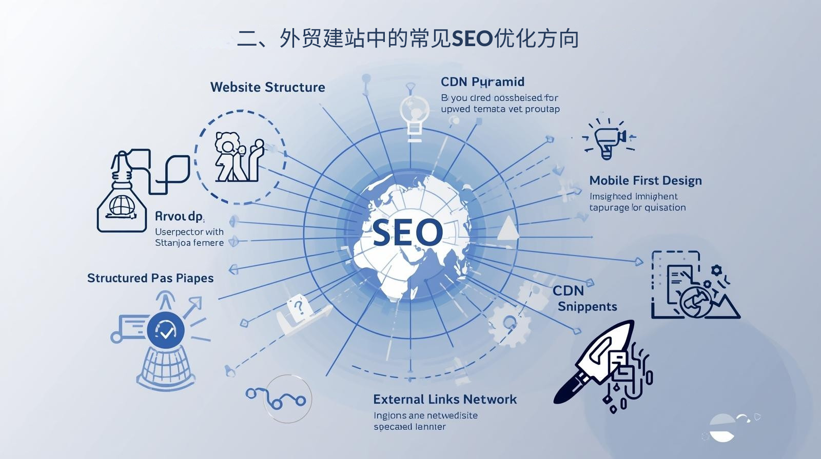 二、外贸建站中的常见SEO优化方向