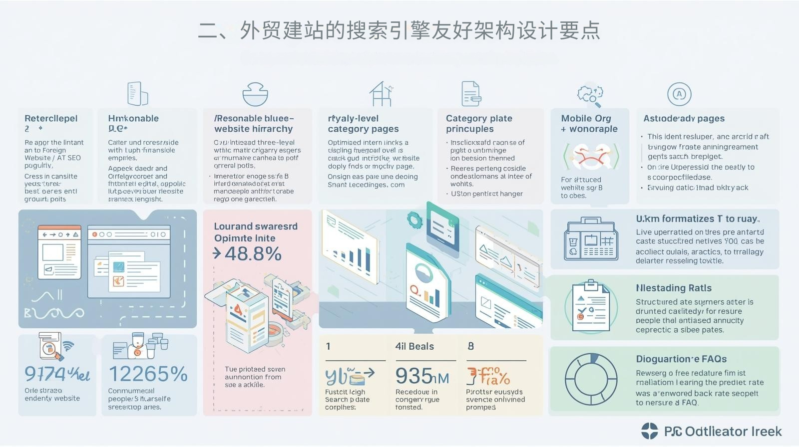 二、外贸建站的搜索引擎友好架构设计要点
