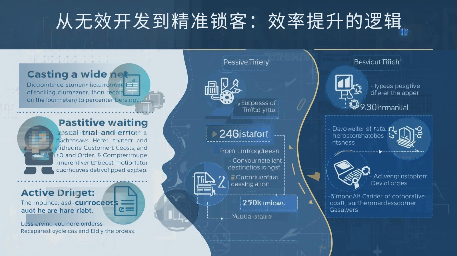 从无效开发到精准锁客：效率提升的逻辑