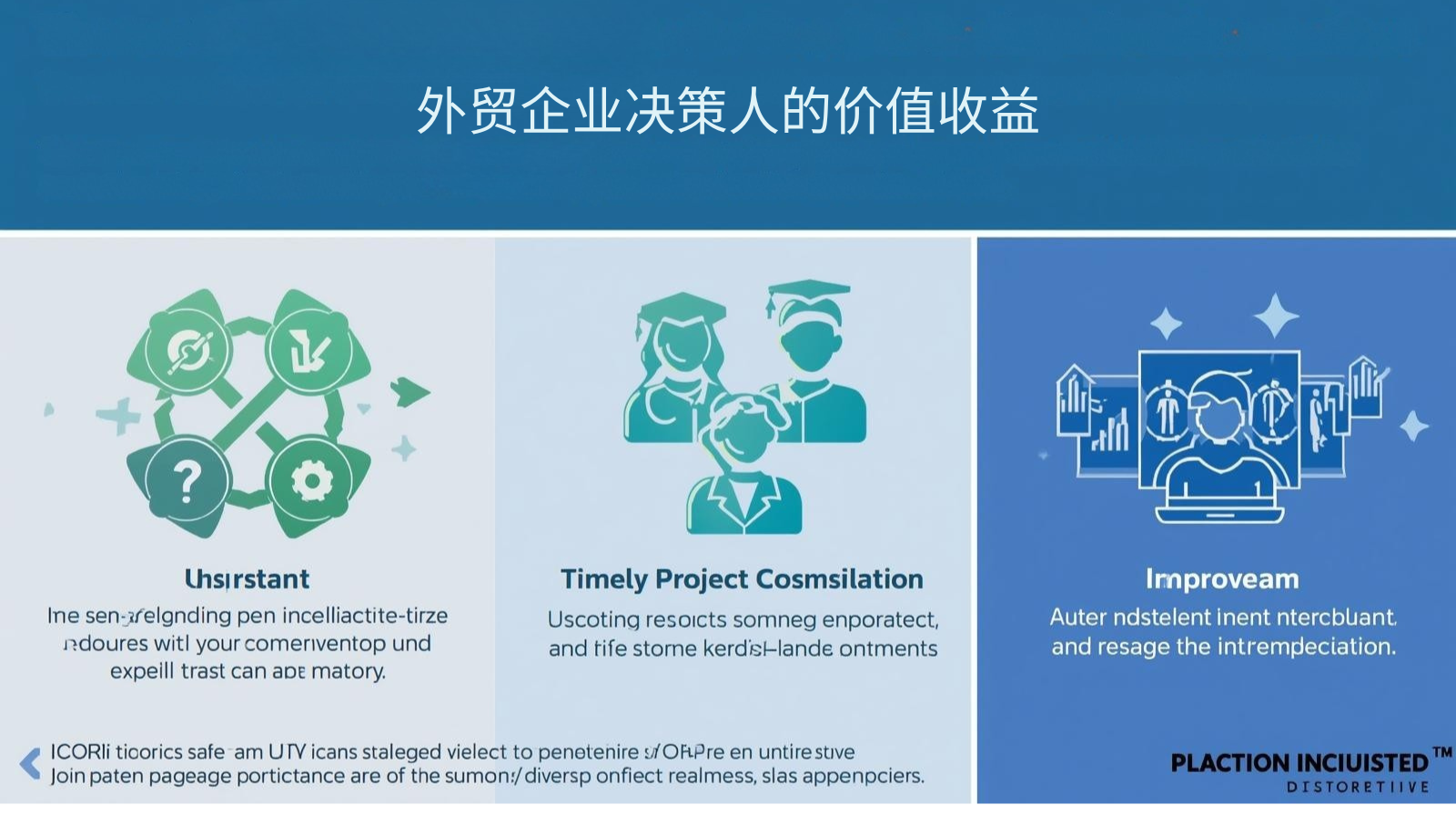 外贸企业决策人的价值收益