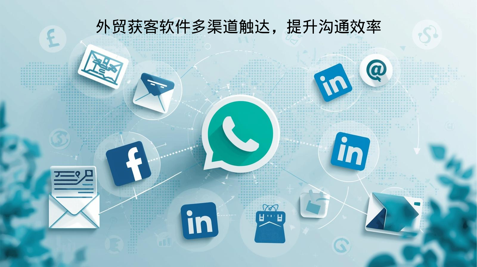 外贸获客软件多渠道触达，提升沟通效率