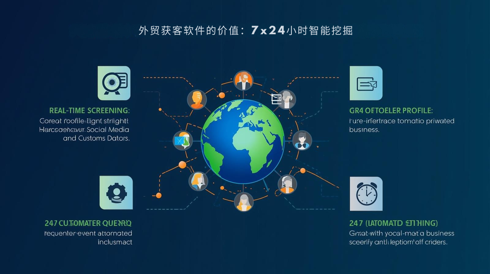外贸获客软件的价值：7x24小时智能挖掘
