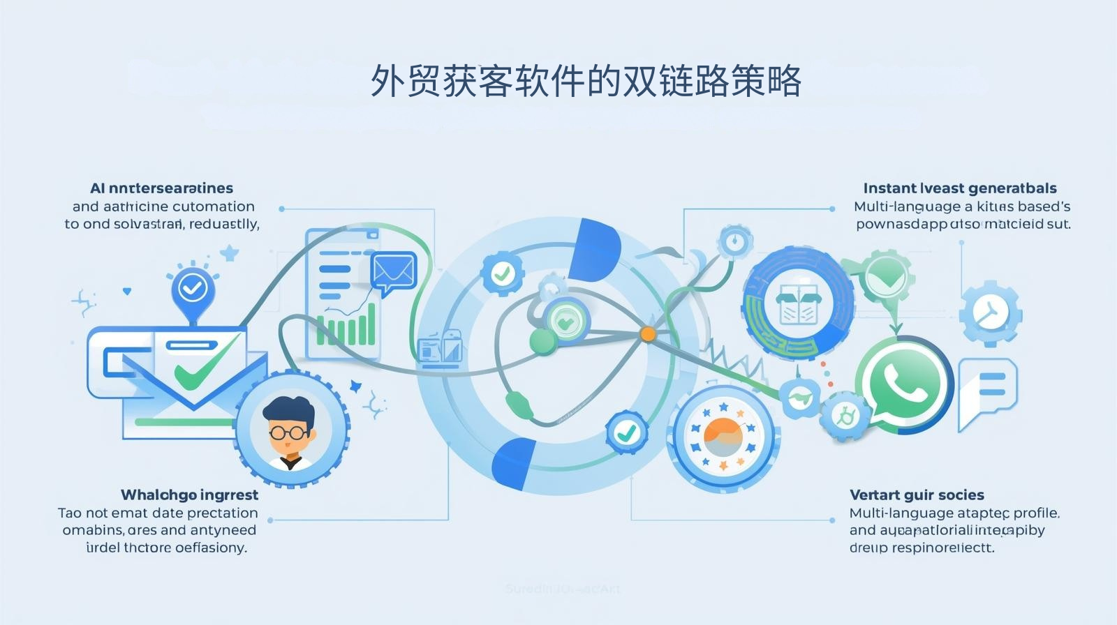 外贸获客软件的双链路策略