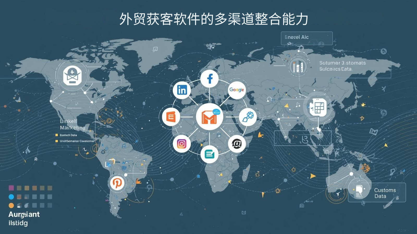 外贸获客软件的多渠道整合能力