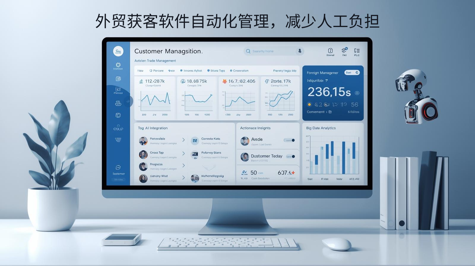 外贸获客软件自动化管理，减少人工负担