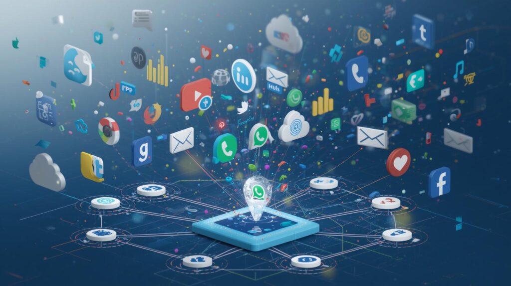 外贸获客软件的另一大优势在于多渠道触达。企业可以通过邮件、WhatsApp官方API、短信、社交媒体等多种渠道实现自动化客户覆盖。