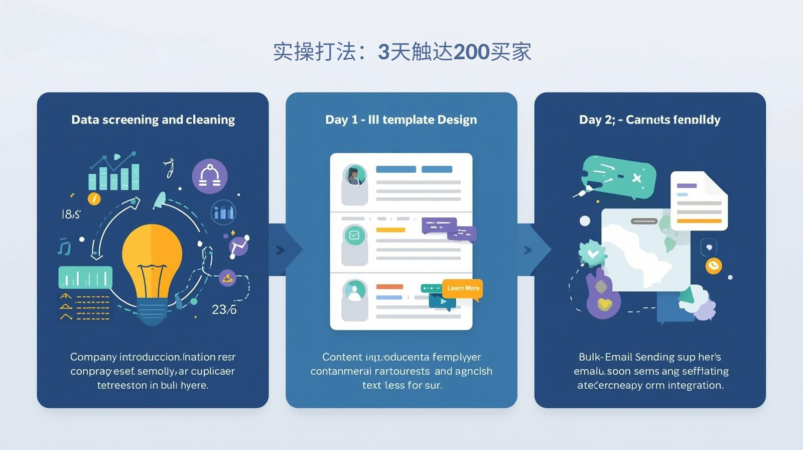 实操打法：3天触达200买家