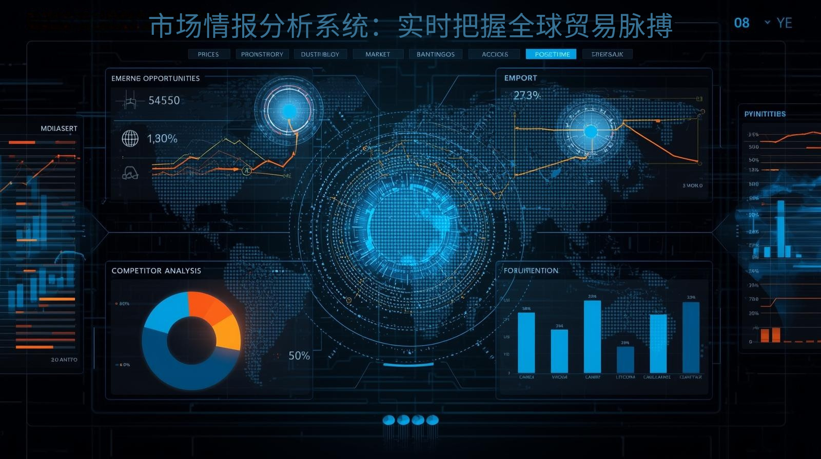 市场情报分析系统：实时把握全球贸易脉搏