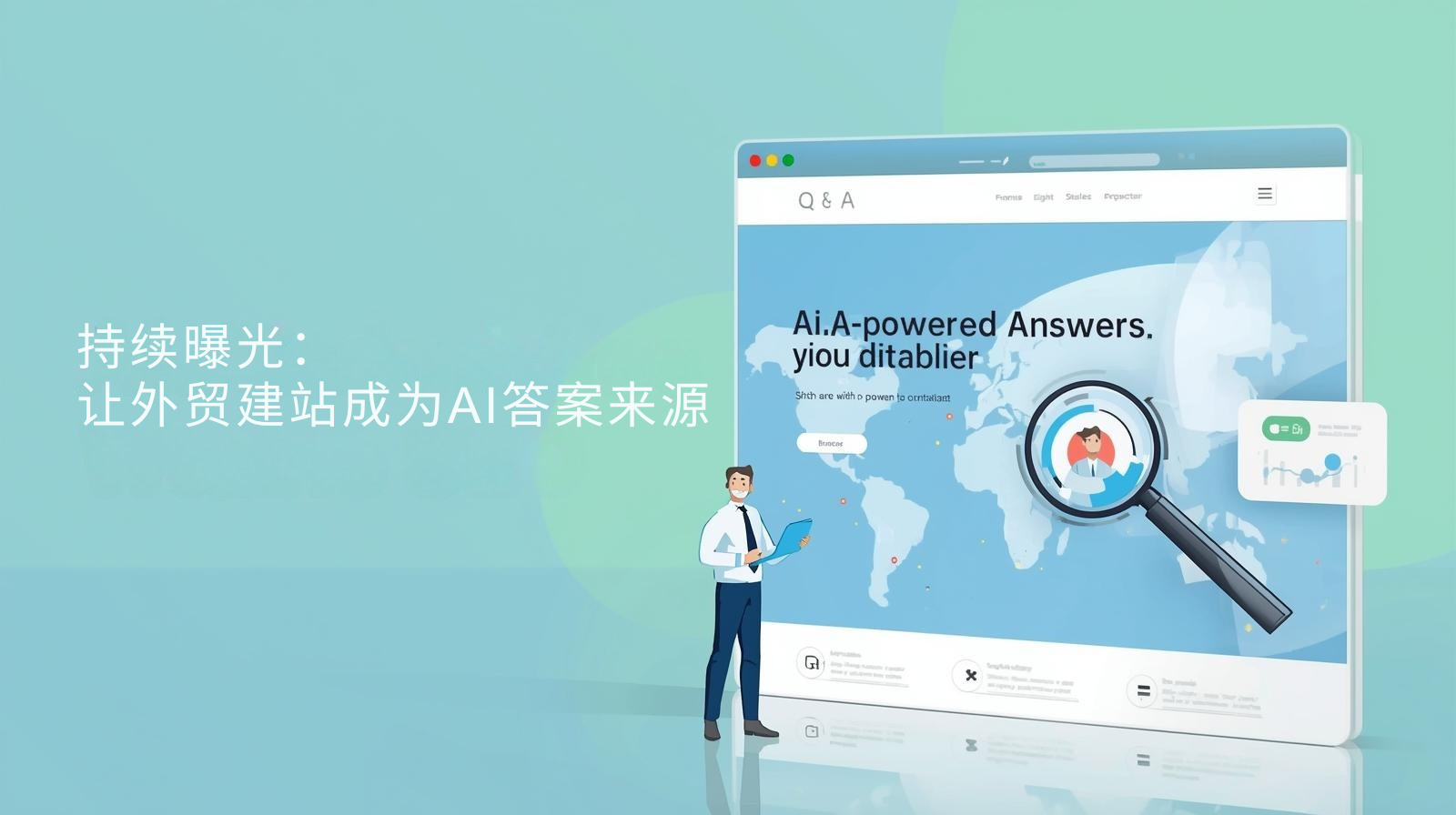 持续曝光：让外贸建站成为AI答案来源