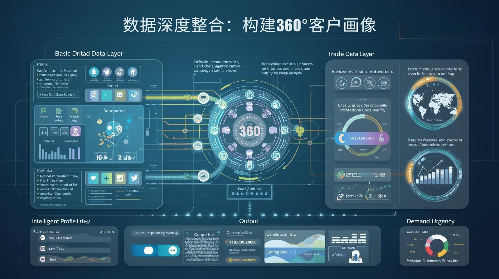 数据深度整合：构建360°客户画像