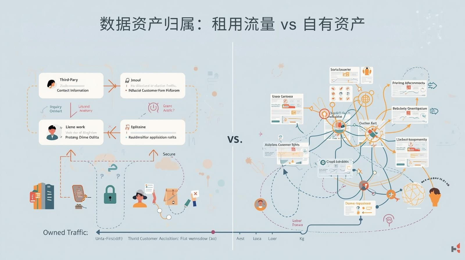 数据资产归属：租用流量 vs 自有资产
