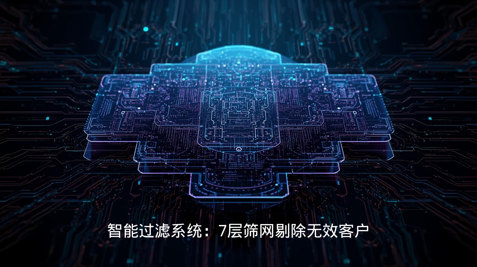 智能过滤系统：7层筛网剔除无效客户