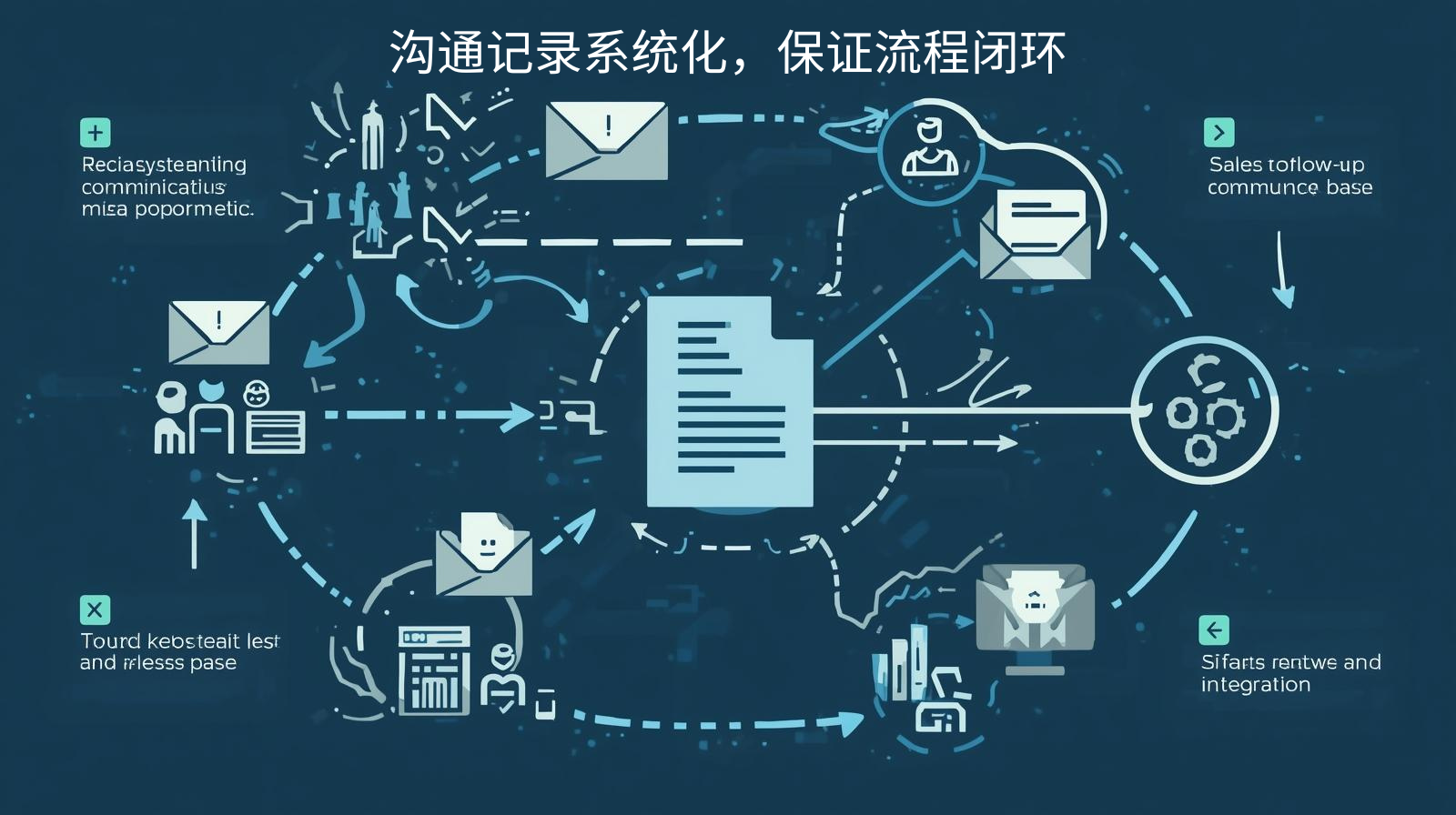 沟通记录系统化，保证流程闭环