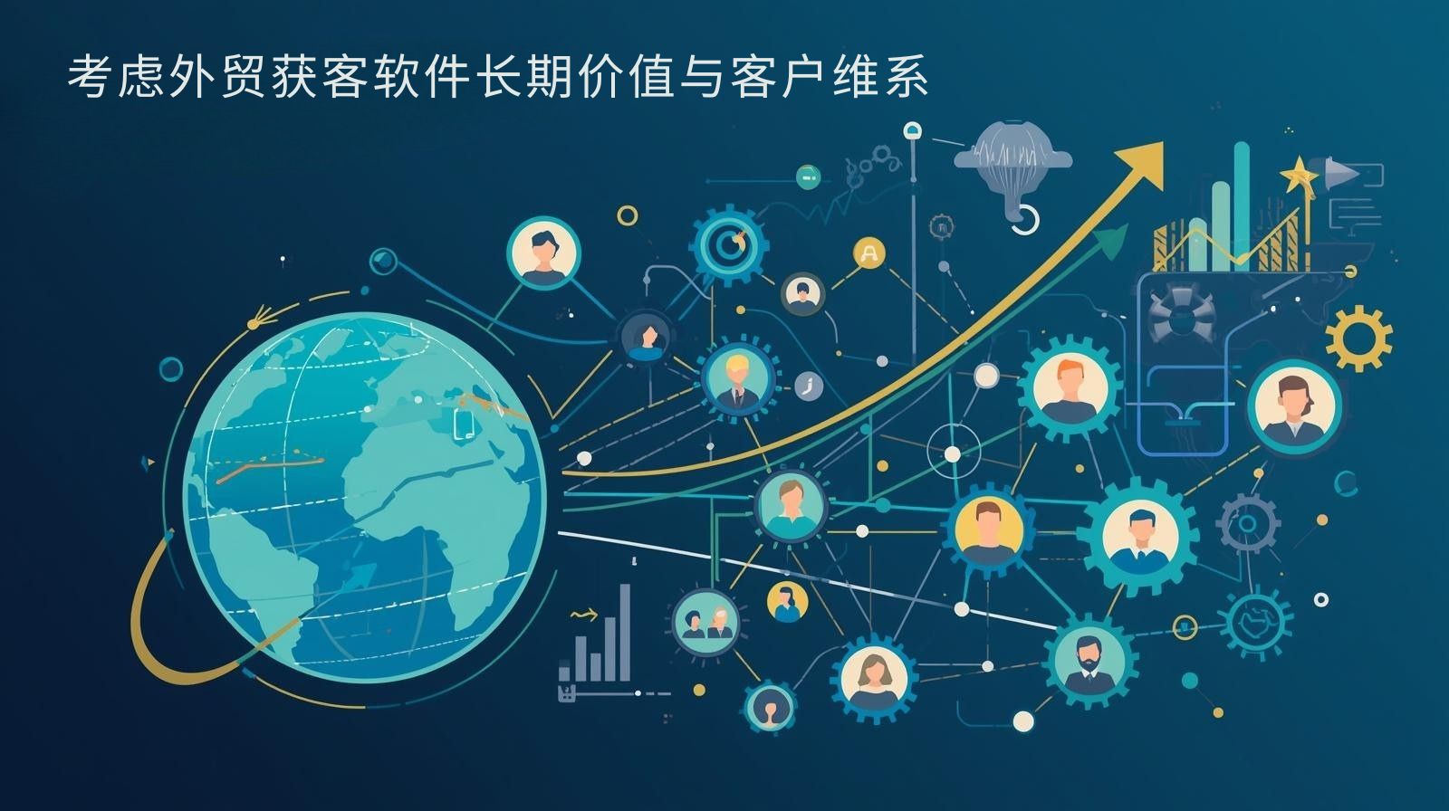 考虑外贸获客软件长期价值与客户维系