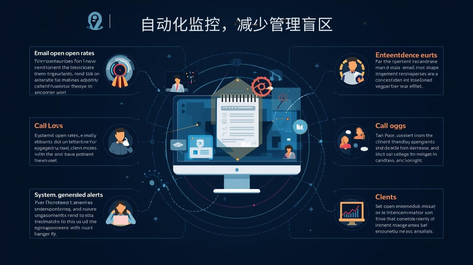 自动化监控，减少管理盲区