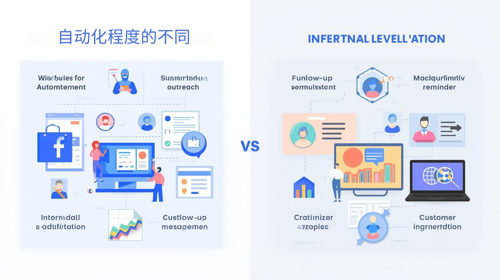 自动化程度的不同