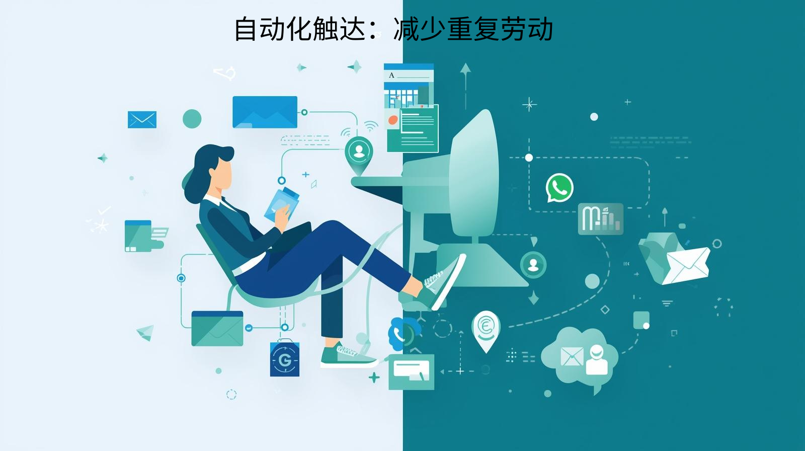 自动化触达：减少重复劳动