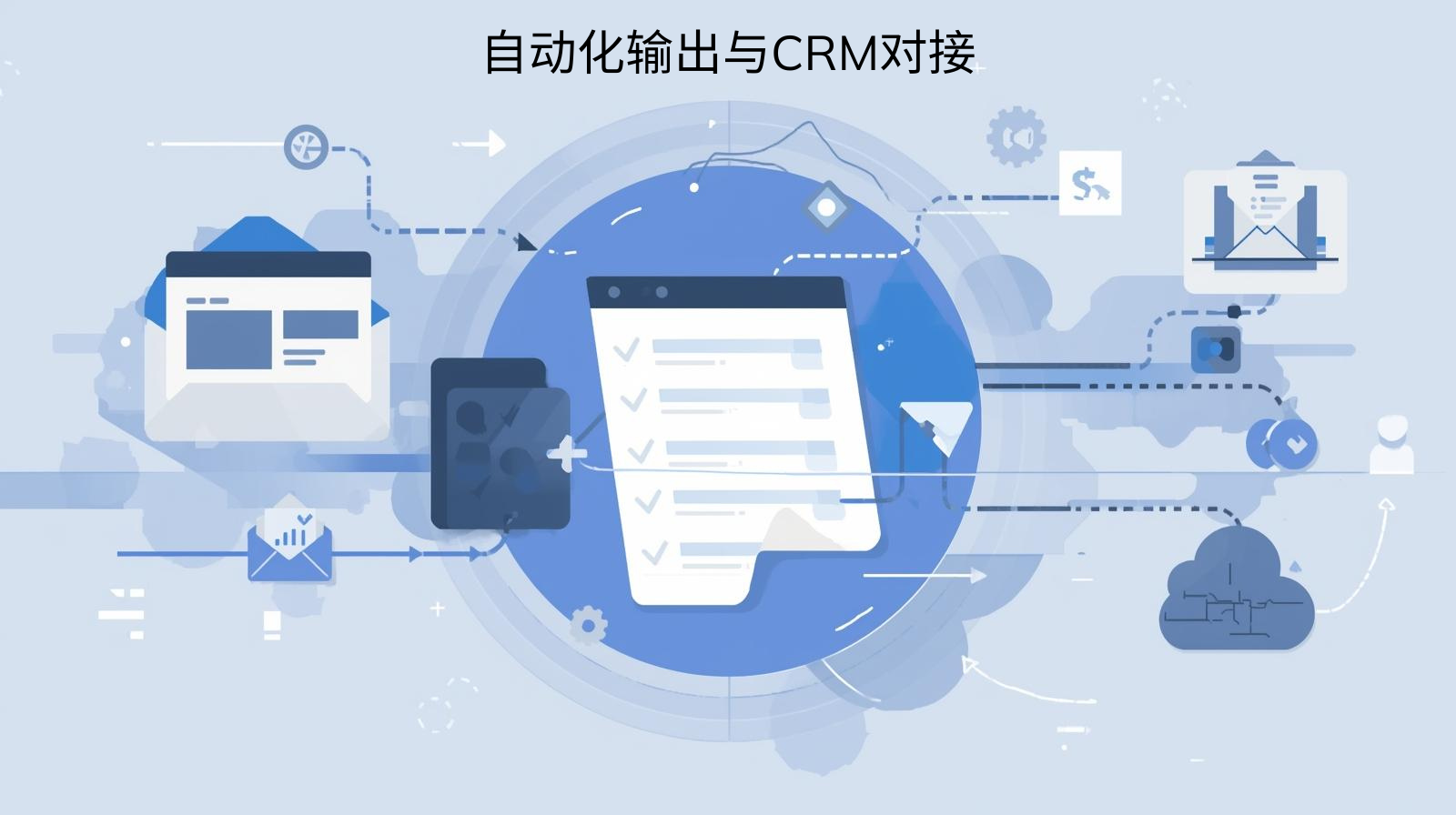 自动化输出与CRM对接