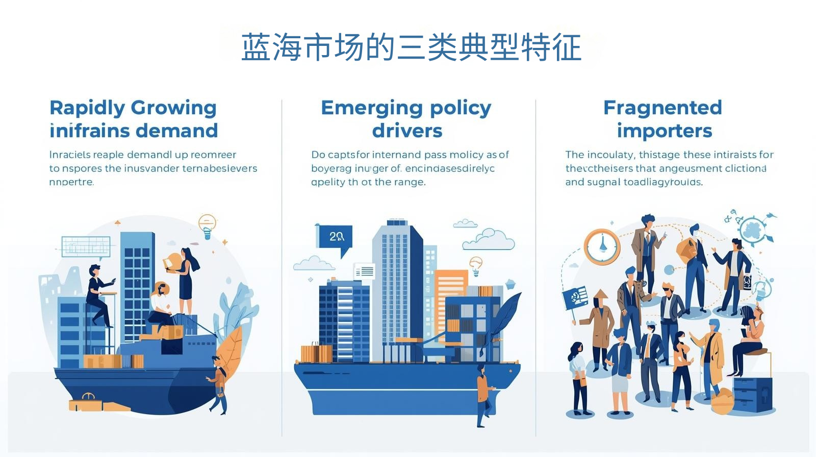 蓝海市场的三类典型特征