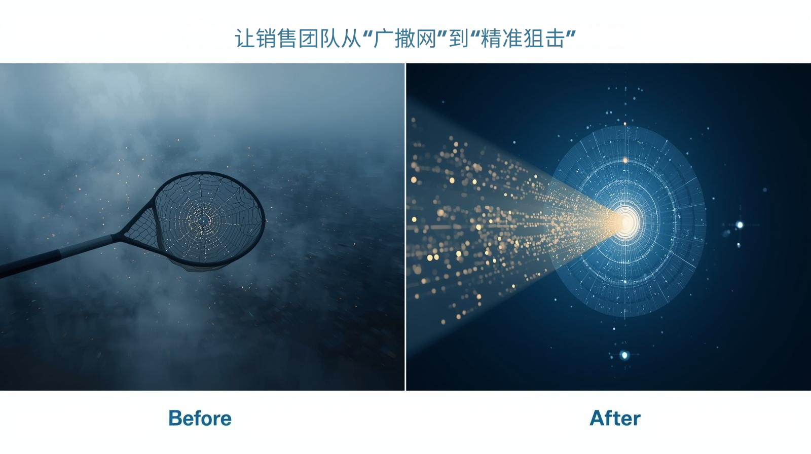 让销售团队从“广撒网”到“精准狙击”