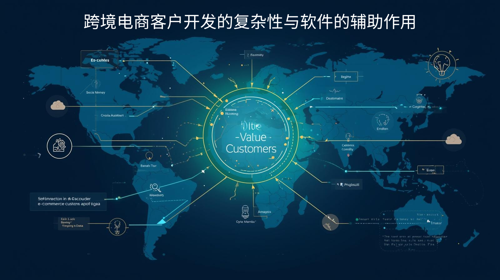 跨境电商客户开发的复杂性与外贸获客软件的辅助作用
