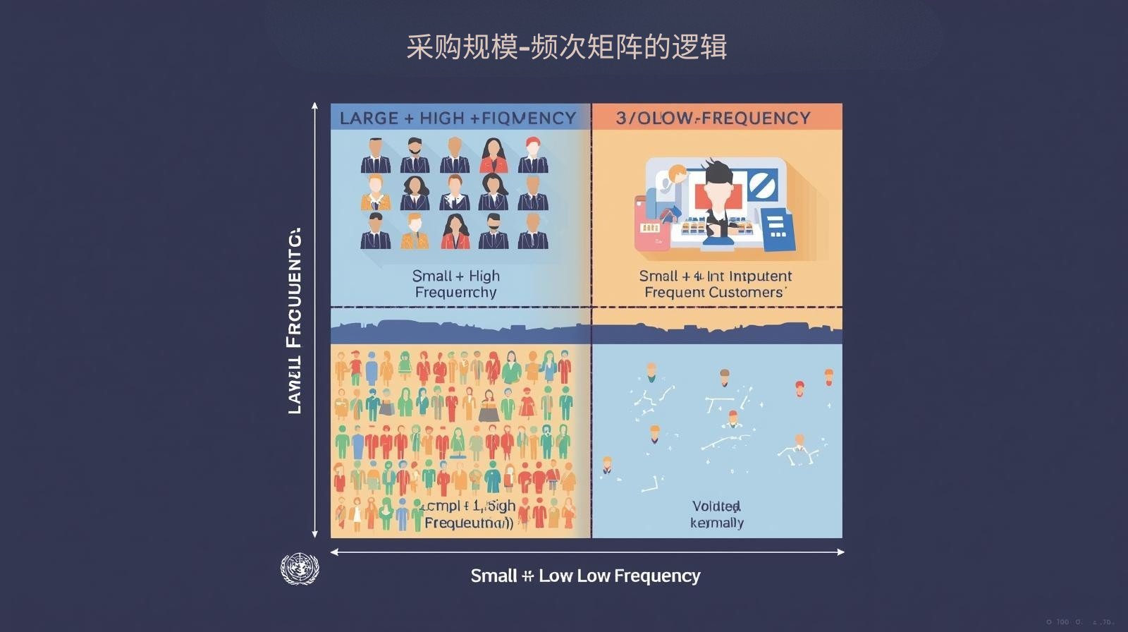 采购规模-频次矩阵的逻辑