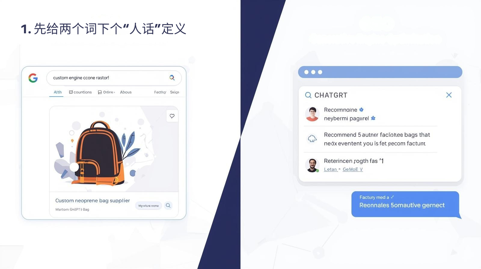 1. 先给两个词下个“人话”定义