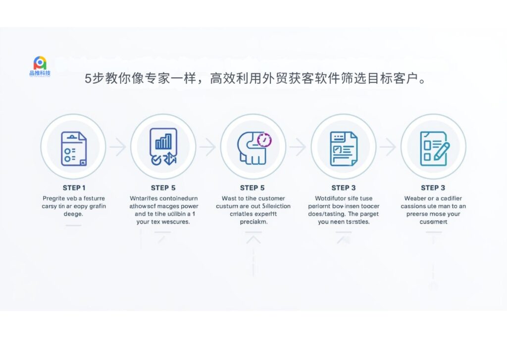 5步教你像专家一样，高效利用外贸获客软件筛选目标客户。