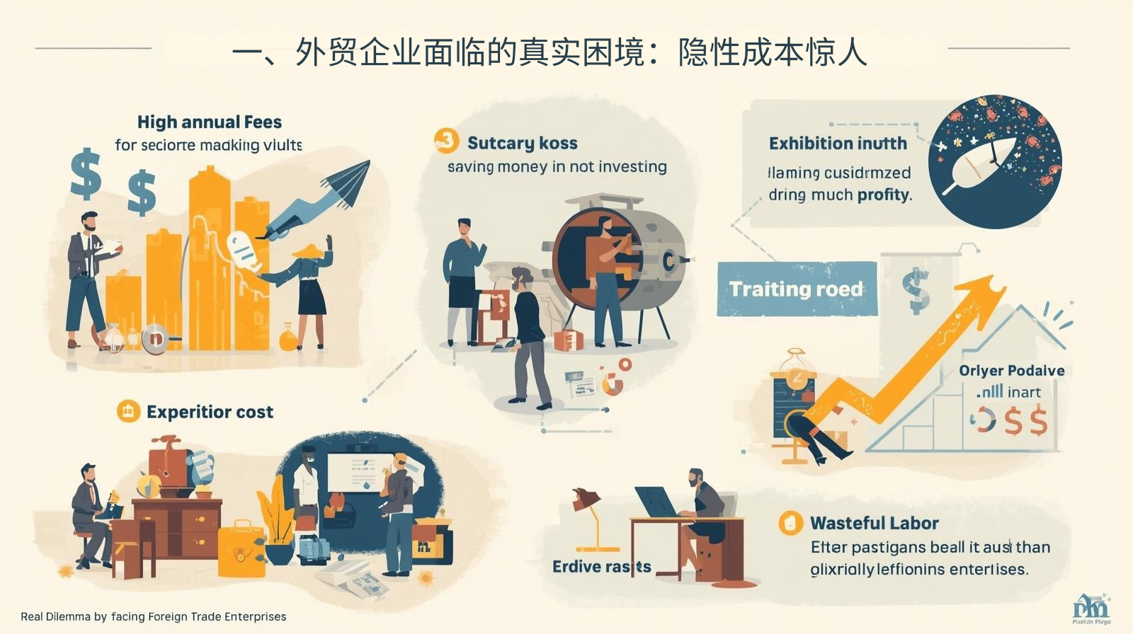 一、外贸企业面临的真实困境：隐性成本惊人