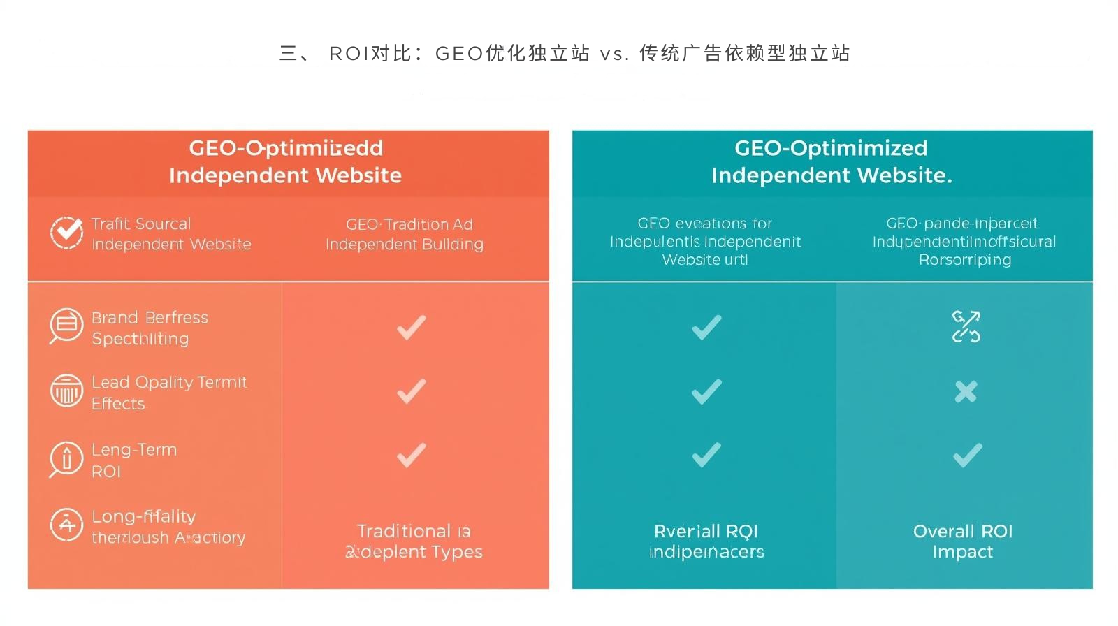 三、 ROI对比：GEO优化独立站 vs. 传统广告依赖型独立站